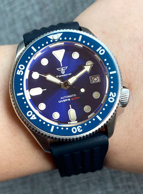 NH35A小型20bar防水机械手表适用于女性男性钢制潜水腕表3.8