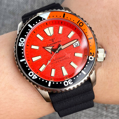 Tandorio Dive自动腕表男士防水日本NH35A机芯蓝宝石专业潜水员