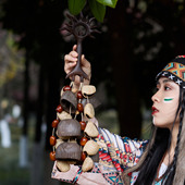 天然植物果壳铃手摇铃风铃种子果实铃铛音乐伴奏治愈音疗小众乐器