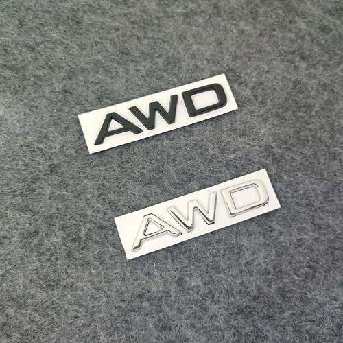 适用雷克萨斯AWD字标贴