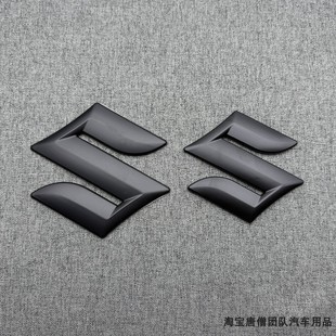 黑色中网标前标后尾标 26年吉姆尼Jimny车标改装 适用于铃木12