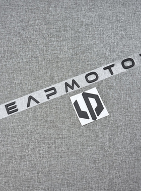 适用26款零跑汽车LAFA5前机盖车标黑化引擎盖标LEAPMOTOR后字母标