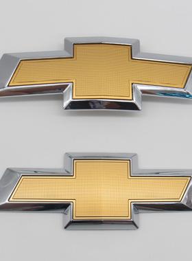 适用雪佛兰科鲁泽中网标17-24款前中网标后备箱标志银黄色标
