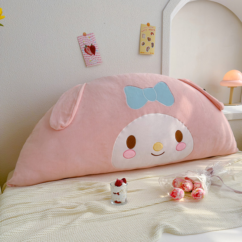 网红可爱卡通美乐蒂床头靠垫儿童卧室床上靠枕榻榻米软包护腰枕,居家布艺,床头靠垫,淘宝优惠券,粉丝福利购,淘宝优惠卷