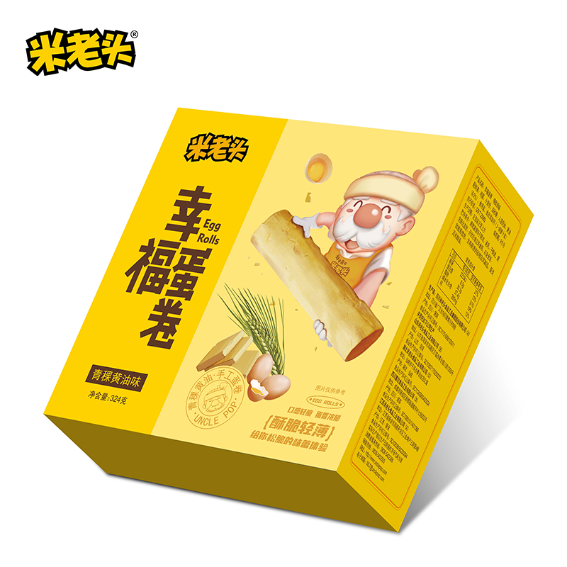 米老头青稞黄油鸡蛋卷手工