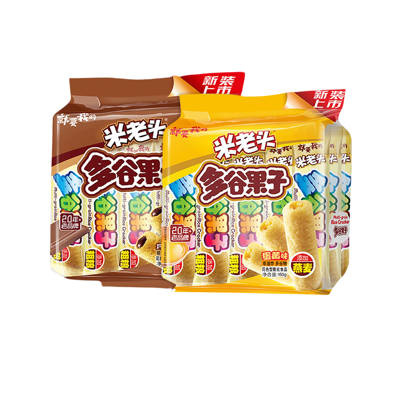 米老头米果卷多谷果子160g巧