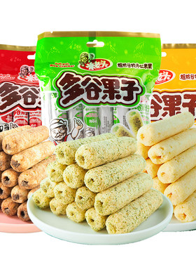 米老头米果卷多谷果子100g*3袋