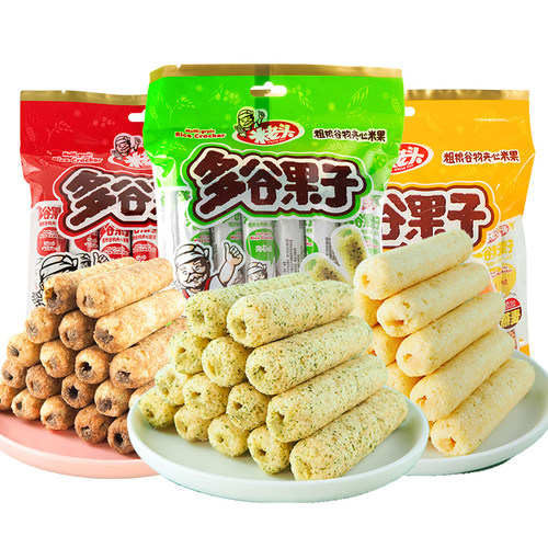 米老头米果卷多谷果子100g*3袋