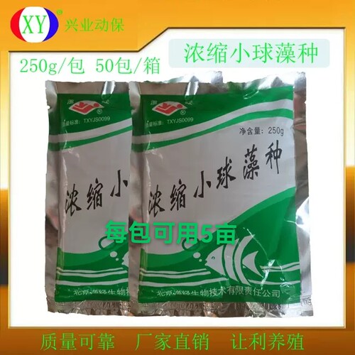 渔经浓缩小球藻水产养殖肥水培藻鱼虾塘有益藻250g包厂家直发优惠
