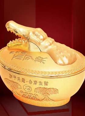 李居明2026年吉祥物 不可欺摆件摇钱树财盒财箱客厅办公室摆设