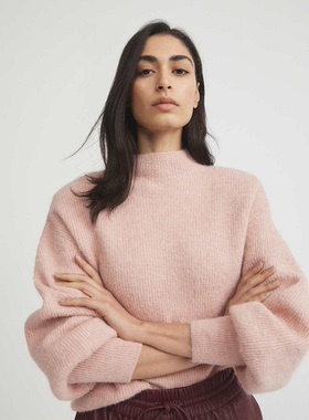 WITCHERY羊毛混纺半高领毛衣22101309