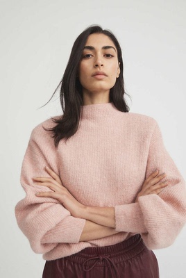 WITCHERY半高领羊毛混纺毛衣