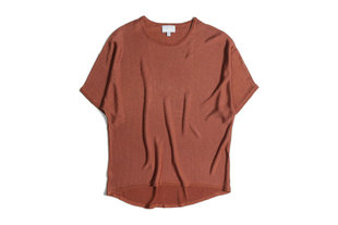 澳洲时尚 WITCHERY 垂感圆领女款春秋清凉短袖针织衫22081124