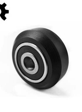 Openbuilds 黑色V轮套件 塑料滑轮套 3D打印机单V轮套