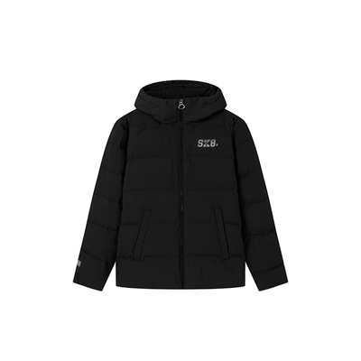 361度羽绒服男保暖鸭绒外套短款面包服连帽上衣冬季552549384N