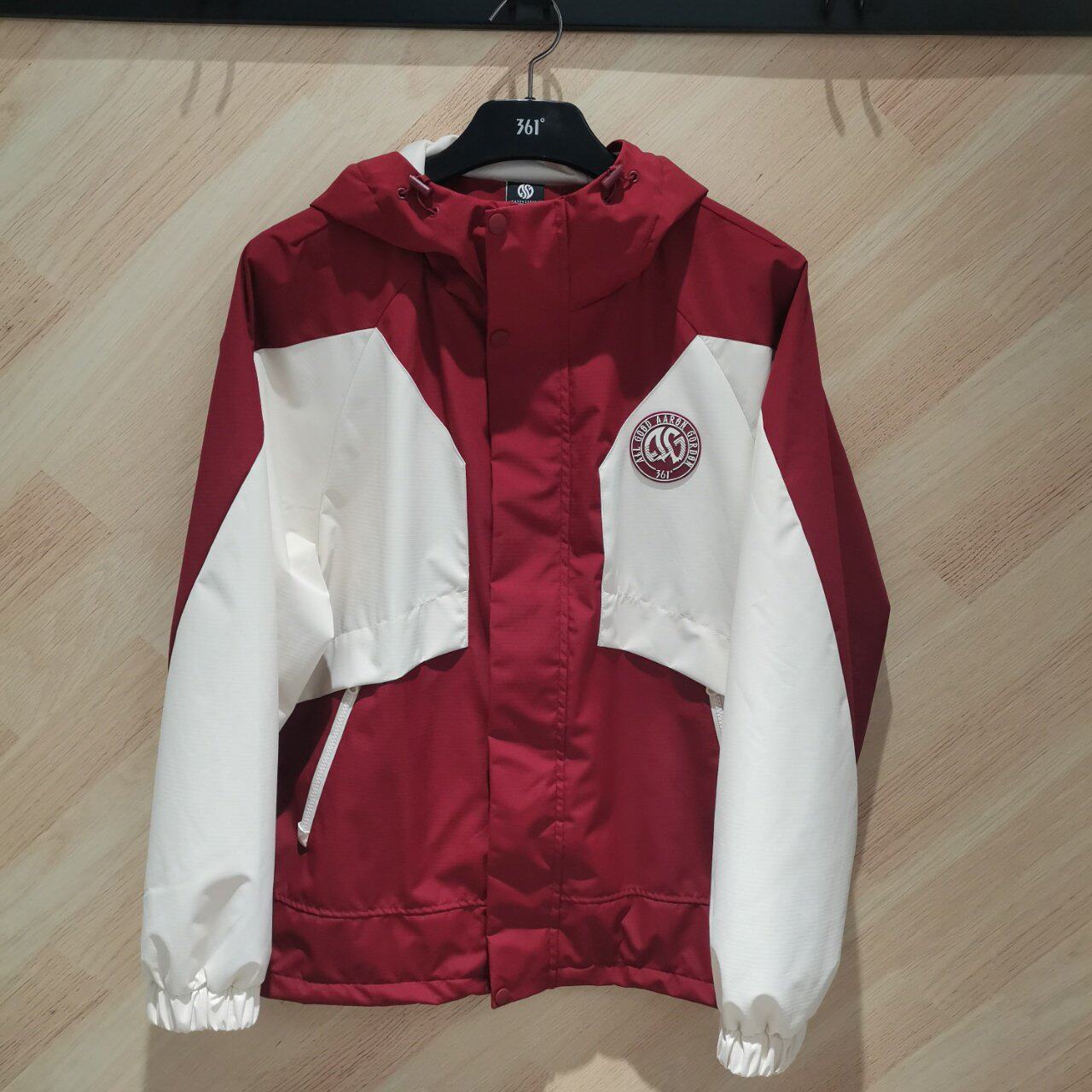 361度运动外套男士2026春季新款篮球连帽衫绒里风衣552611605