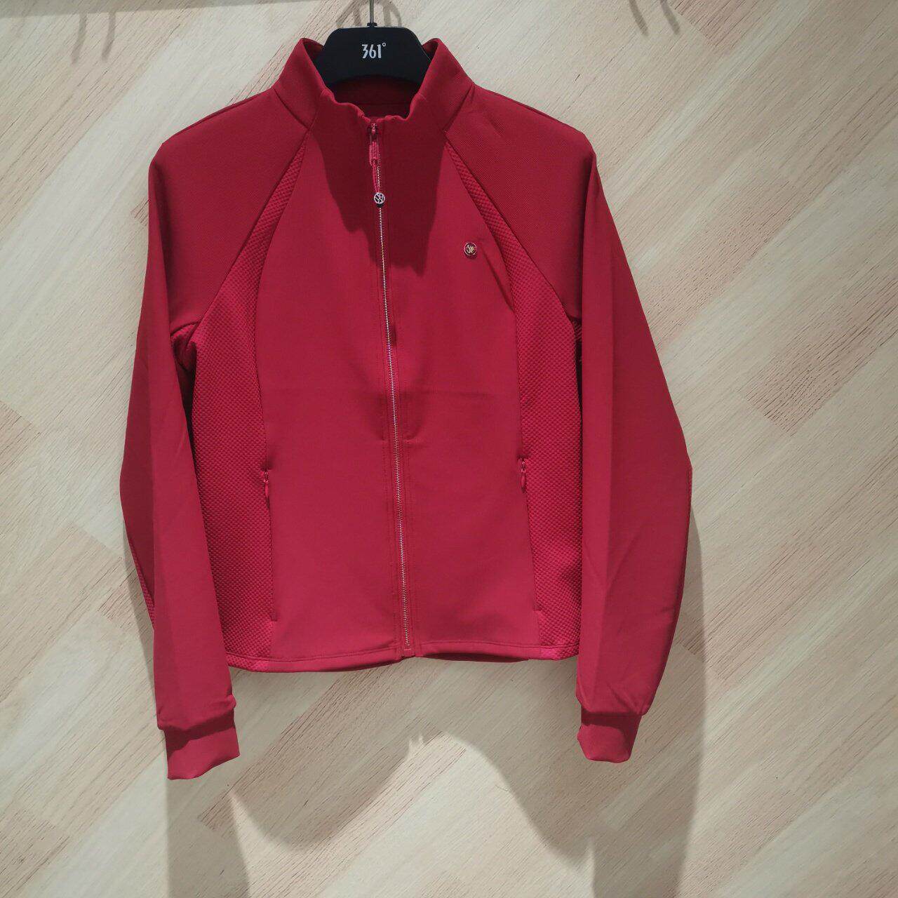 361度女士运动卫衣立领棒球服2026春季新款开襟外套上衣562614809