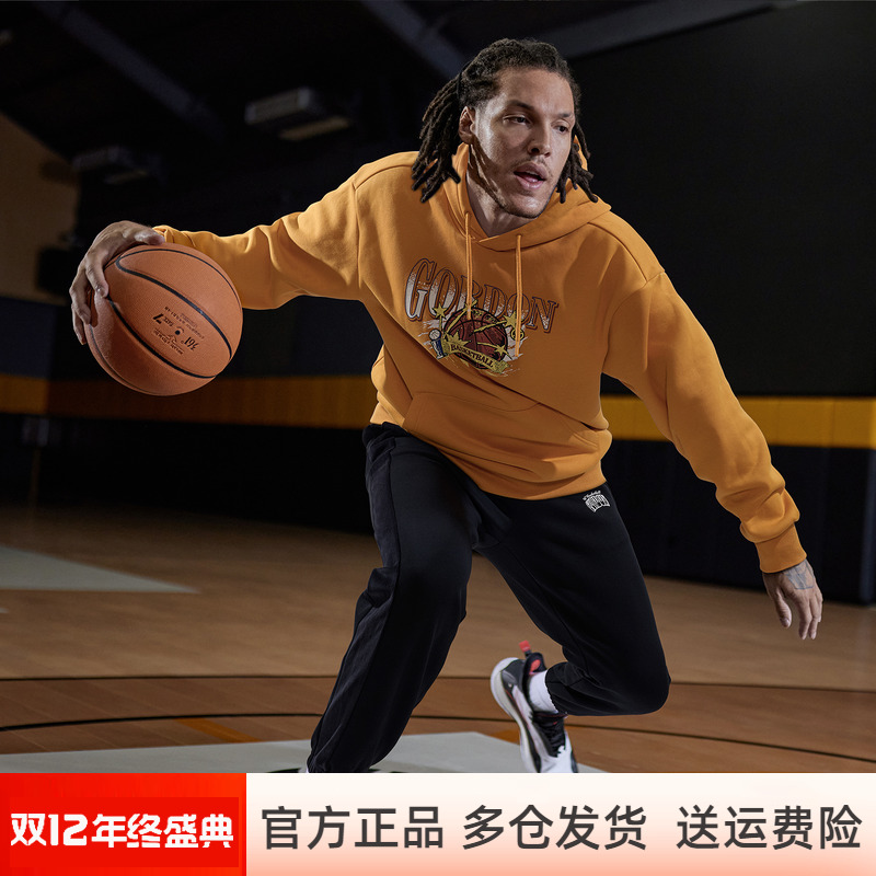 361度运动卫衣男宽松时尚潮帽衫连帽休闲上衣冬季新品552541804S