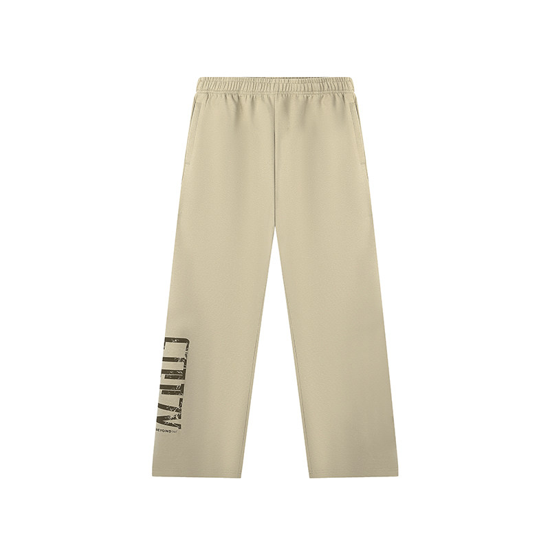 361度运动裤男裤针织长裤时尚百搭直筒伞兵裤秋季新品552539003B