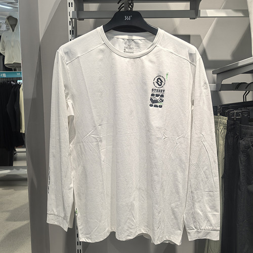 361度运动长袖t恤男圆领套头卫衣宽松百搭休闲上衣冬季552529004A