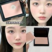 铁皮腮红淡颜元 气少女单色哑光韩系粉嫩膨胀色收缩显白修容盘腮红