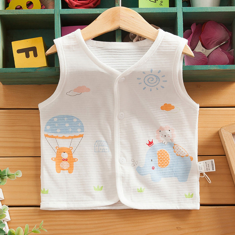 夏季薄款宝宝贴身坎肩纯棉男女婴儿无袖背心马夹儿童开衫马甲透气|msdalam kategori Kanak-kanak/Bayi/Keluarga dipasang, Vest - dari Buy2taobao.com untuk memberikan perkhidmatan ejen Taobao profesional membeli