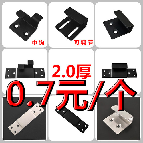 不锈钢瓷砖挂钩卡扣墙面展示