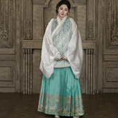 交领夹棉比甲 海棠花&玉兔宫灯 马面裙 公卿