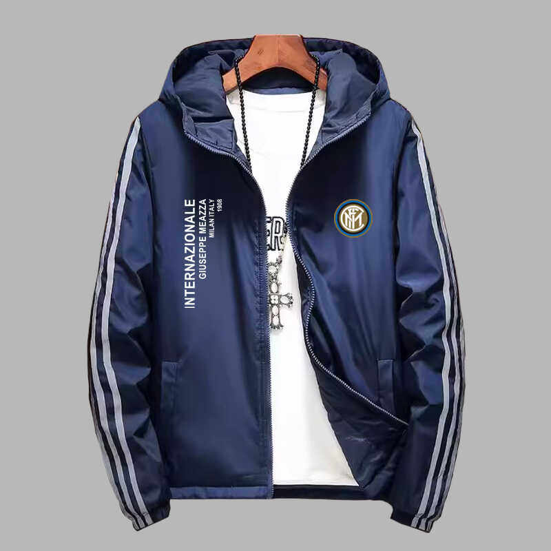 春秋款国际米兰欧冠足球联赛球队运动风衣球迷外套连帽大码夹克,运动服/休闲服装,运动风衣,淘宝优惠券,粉丝福利购,淘宝优惠卷