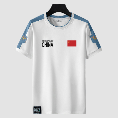 2026夏季国家队短袖男子CHINA运动圆领速干T恤国潮教练运动服体恤