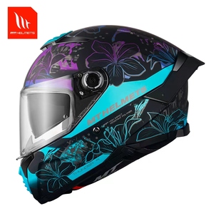 西班牙MT头盔雷神4全盔摩托车男女大尾翼赛机车夏季安全骑行四季