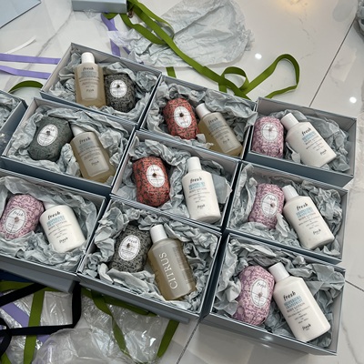 Fresh 西柚 身体乳 沐浴露 无色润唇膏 中性礼盒圣诞节情人节礼物