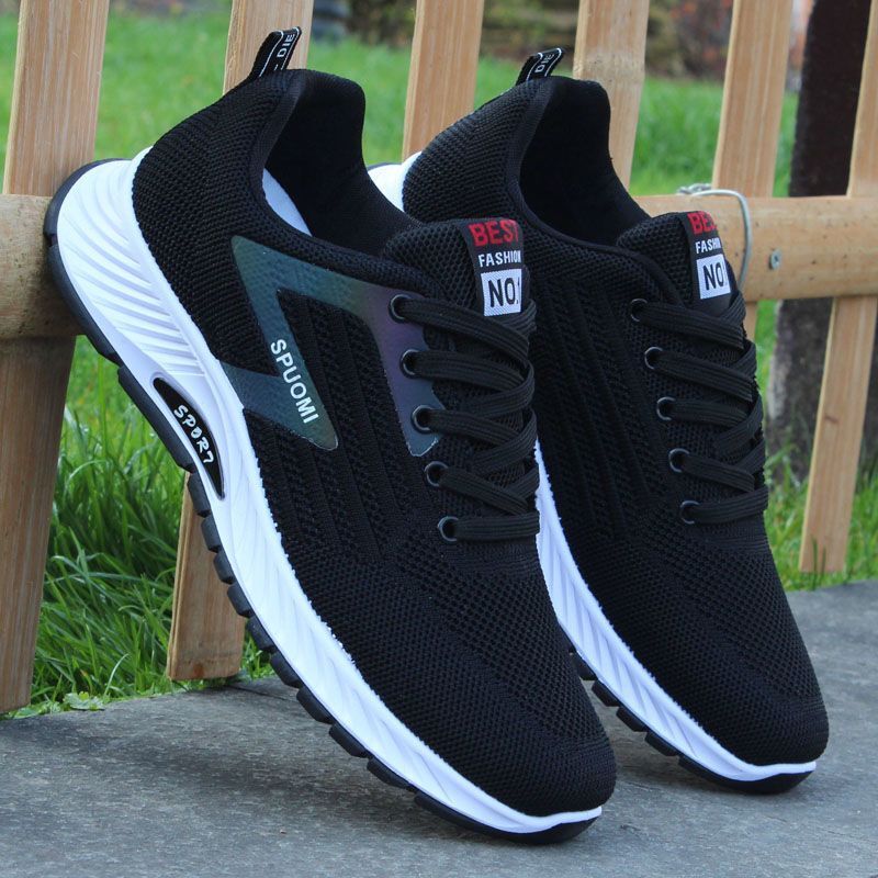 透气防滑网面鞋男鞋子