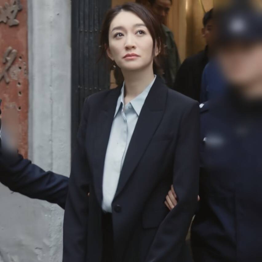 原版乌云之上李小冉周雪曼同款西装套装翻领西服外套西裤女衣服潮