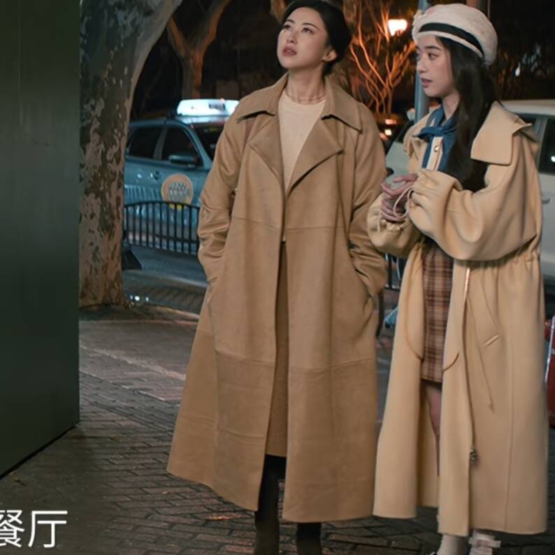 他为什么依然单身朱珠同款大衣