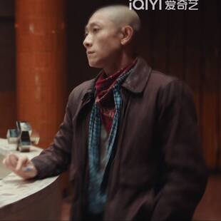 原版在人间张一山王阳名同款机车皮衣外套翻领夹克上衣男衣服潮