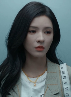 原版深情眼张予曦叶濛同款项链女ins轻奢小众设计锁骨链颈链潮