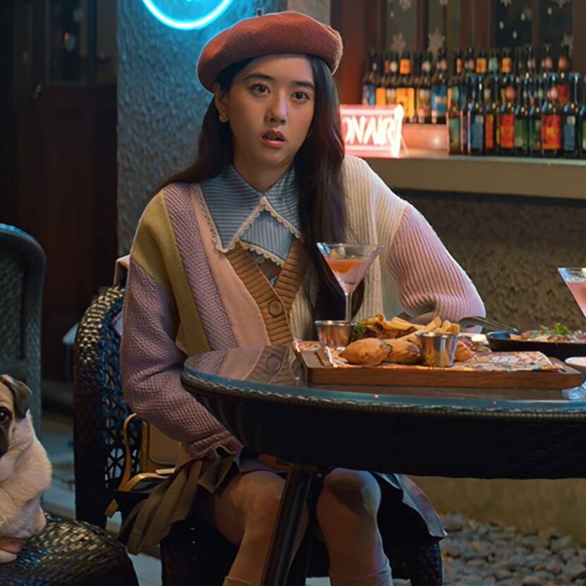 他为什么依然单身李凯馨同款毛衣