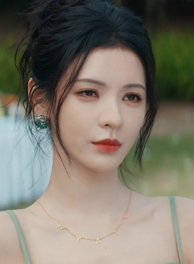 原版深情眼张予曦叶濛同款项链女ins轻奢小众设计锁骨链颈链潮