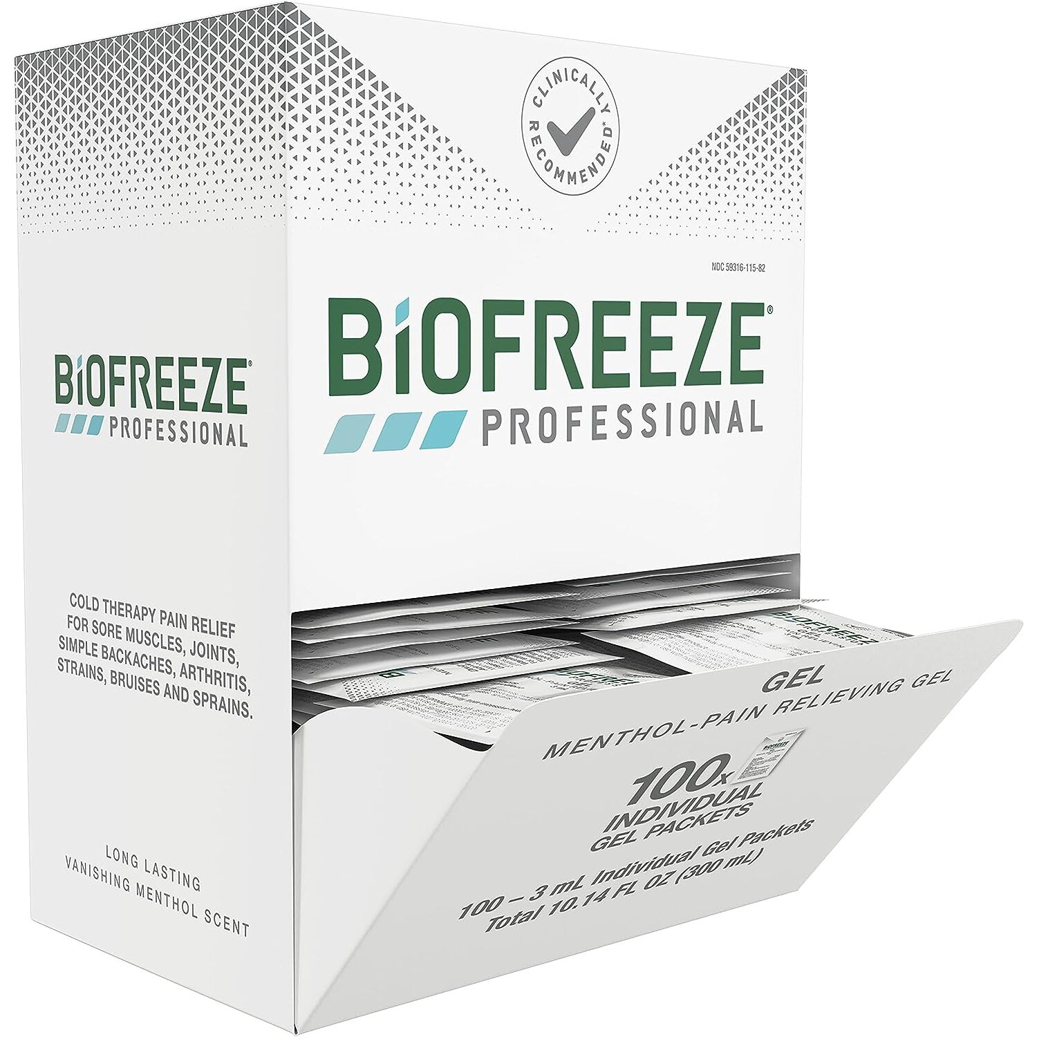 美国直邮Biofreeze Professional专业凝胶薄荷醇护理凝胶疼痛缓解