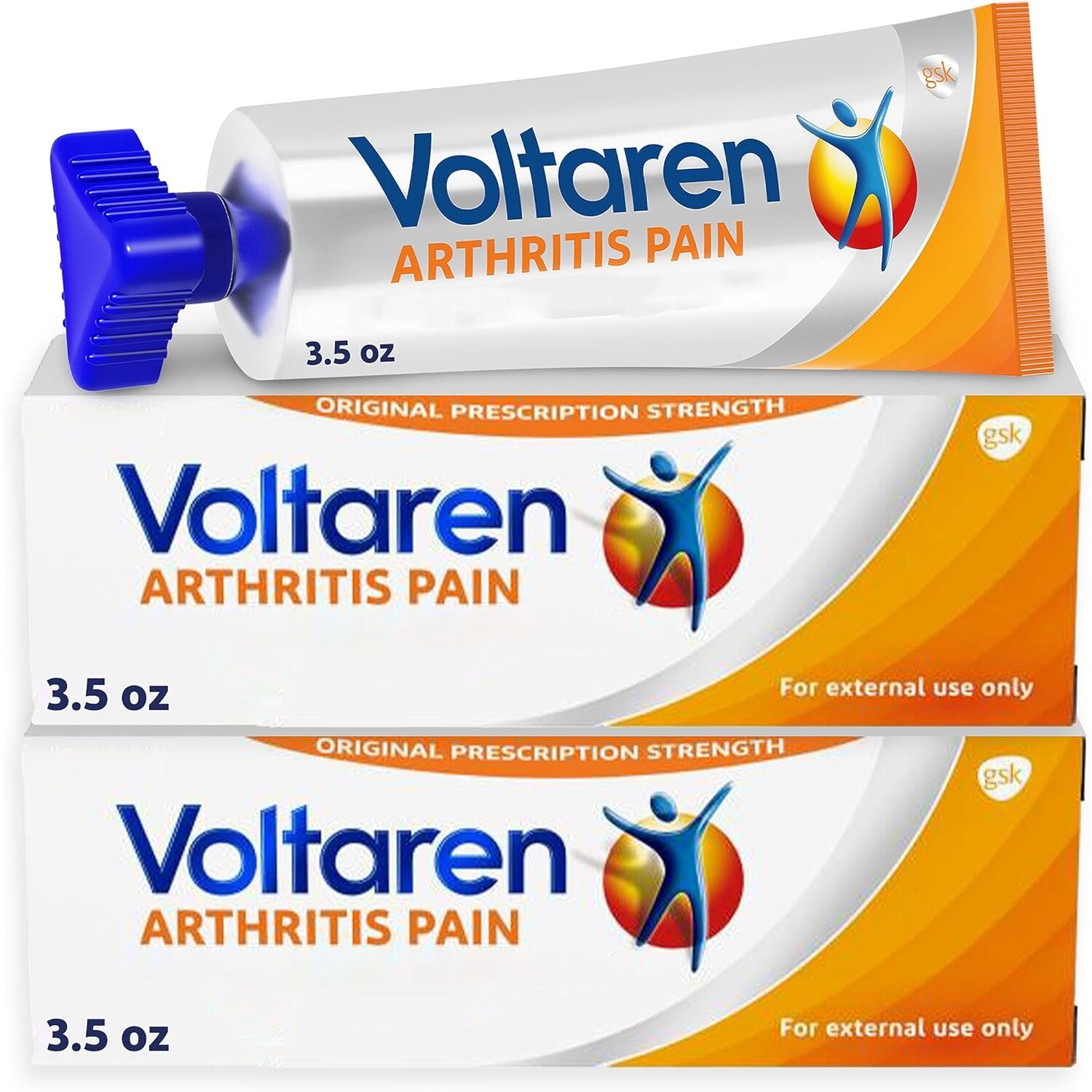 美国直邮Voltaren Arthritis Pain局部有效关节痛觉凝胶软膏3.5oz