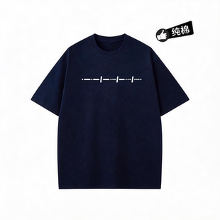 新款 WASSUP t恤男夏季 纯棉短袖 潮流印花青少年宽松体恤 BROWN美式