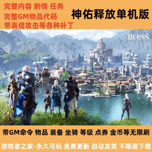 神佑释放单机版完整版剧情任务 3D动作RPG网游物品装备点券无限刷