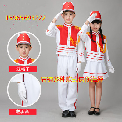 鼓号队中小学生升旗手新款包邮