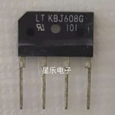 KBJ608G KBJ608 6A 800V 整流桥堆 扁桥KBJ