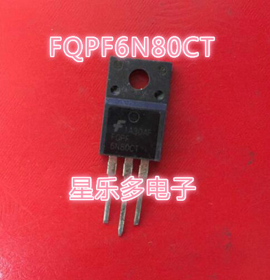 FQPF6N80C 6N80 06N80C3  TO-220F 6A/800V 进口拆机 质量保证