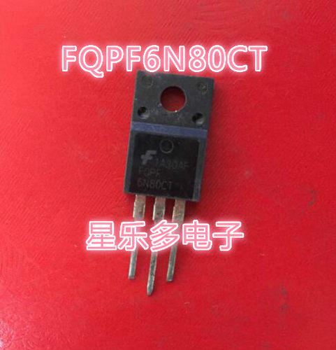 FQPF6N80C 6N80 06N80C3  TO-220F 6A/800V 进口拆机 质量保证