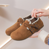 复古舒适全包一脚蹬休闲通勤单鞋 2026新款 春季 女爆款 子 超火勃肯鞋