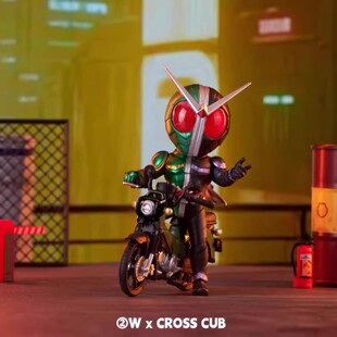 万代BNFIGURE Q 假面骑士×HONDA摩托车联名盲盒手办周边男生礼物