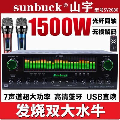 7声道发烧双牛大功率功放机5声道